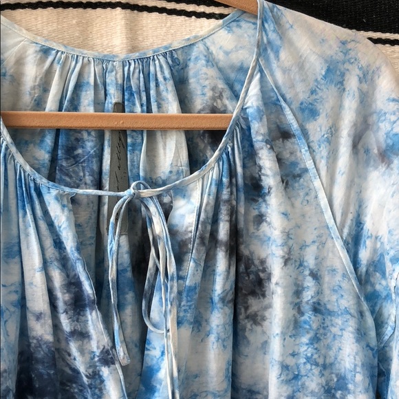 Raquel Allegra Tie-dye Cotton Tunic Dress - Picture 2 of 7